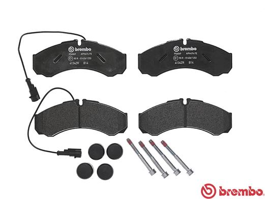 A.B.S. P 56 069 BREMBO Bremsbelagsatz, Scheibenbremse